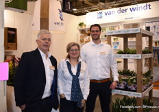 Hans van der Knaap, Gabrielle van Dam and Ceciel de Keijser manned the stand at Van der Windt verpakkingen.